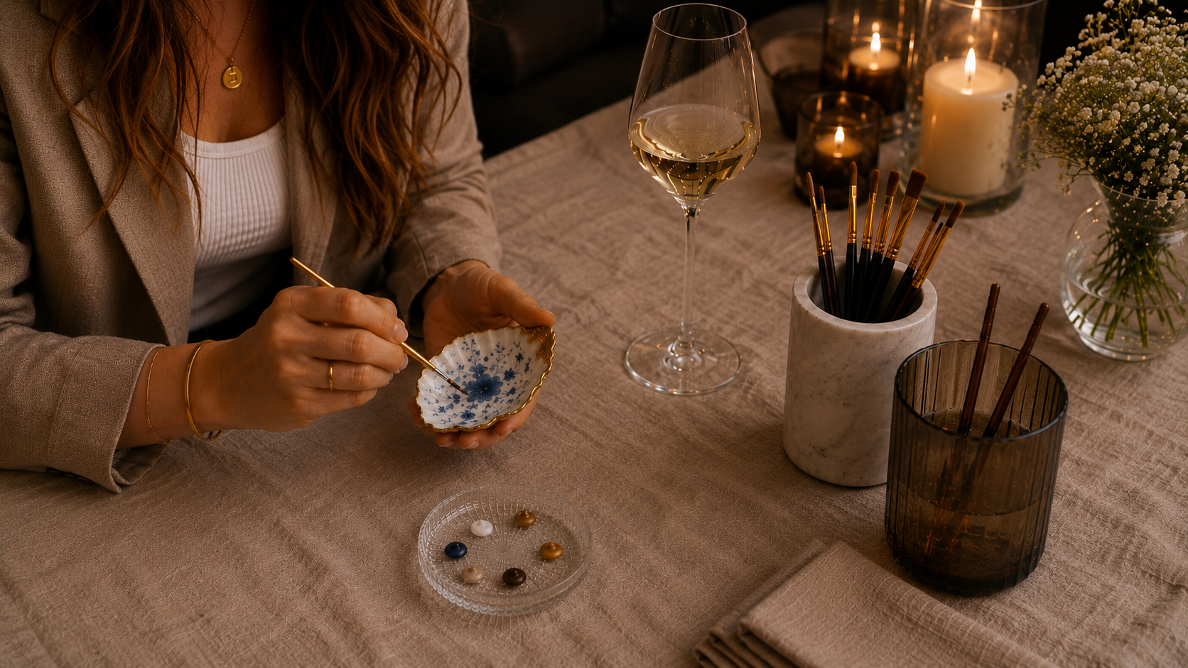 Groepsworkshop schilderen oesters label6 in Brabant