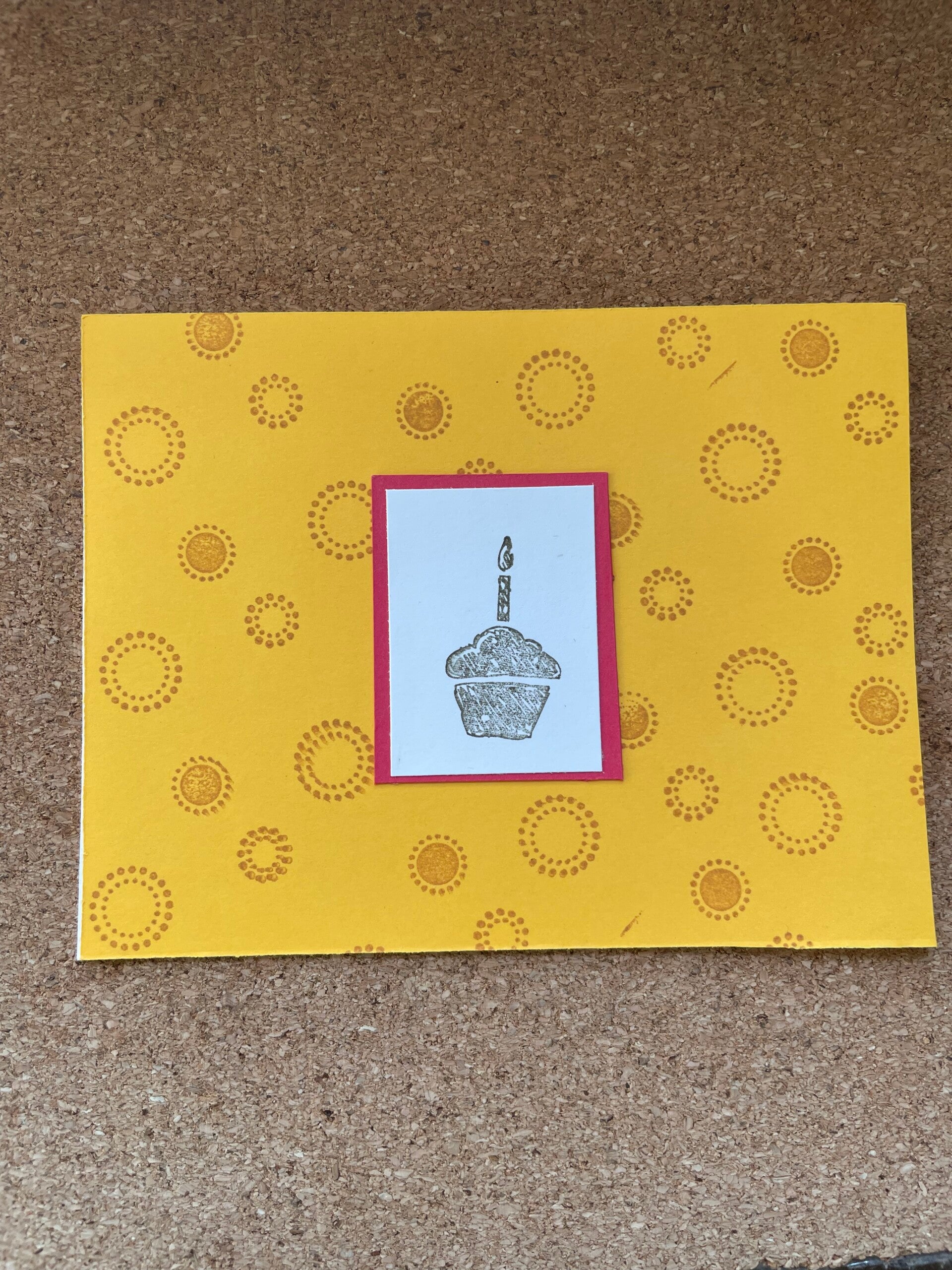 Cupcake Birthday Card