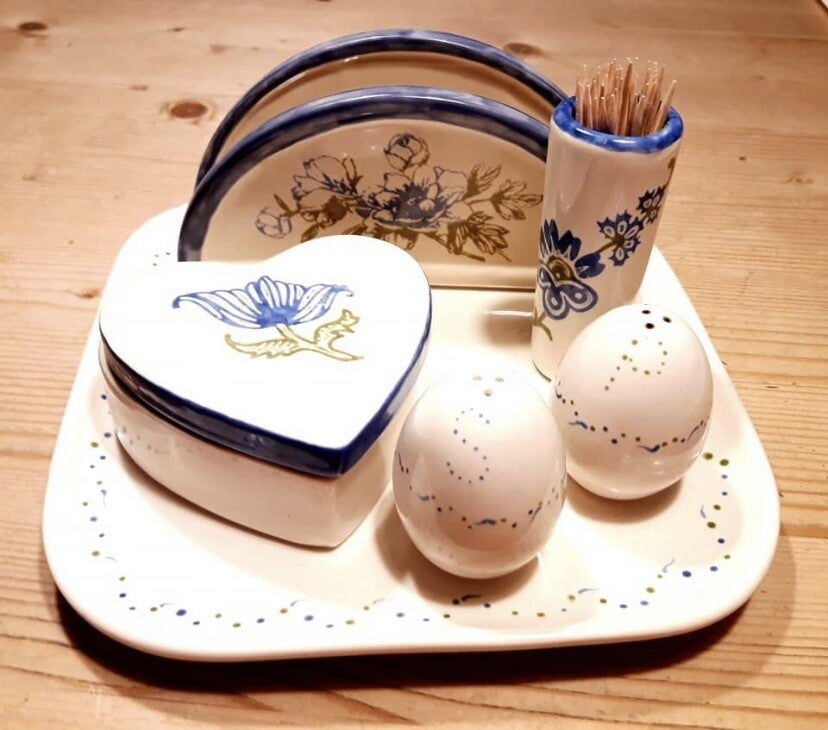 Verkauf von handbemalter Keramik Landshut