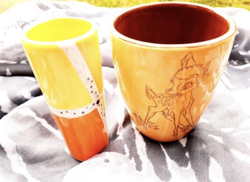 Verkauf von handbemalter Keramik Landshut