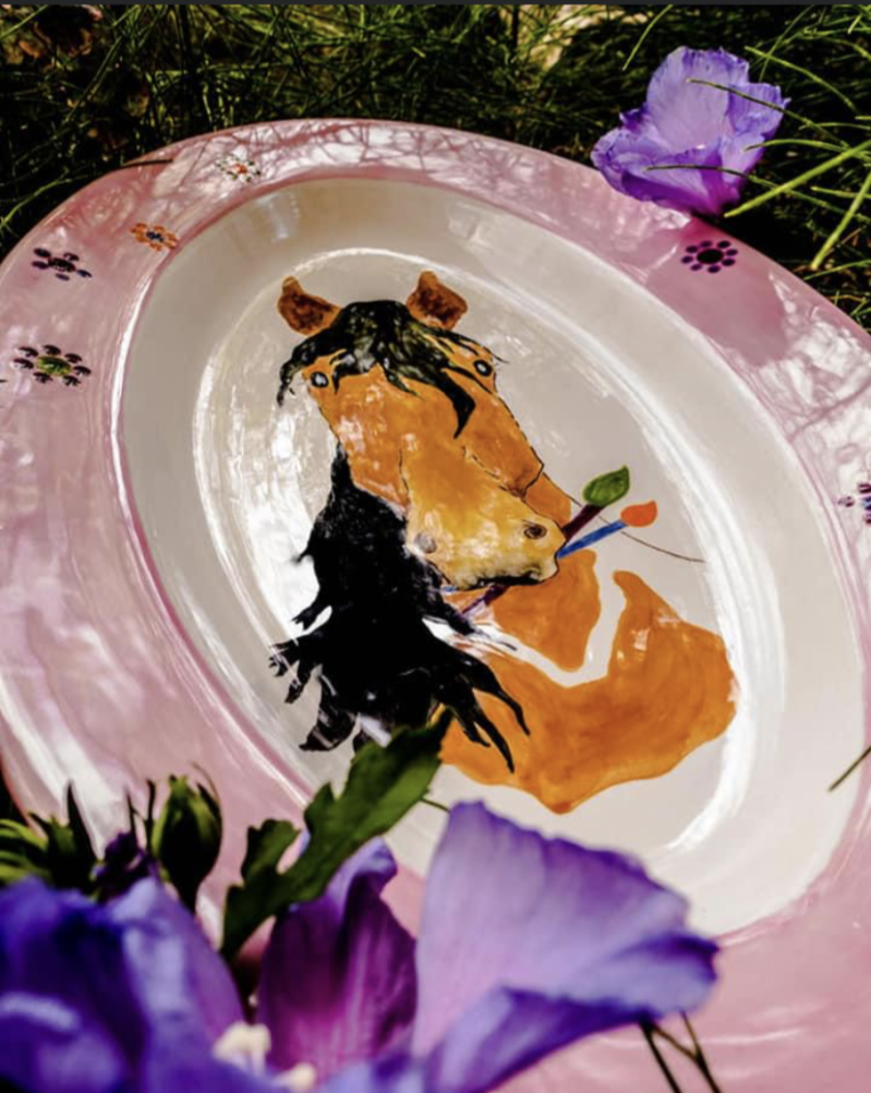 Verkauf von handbemalter Keramik Landshut