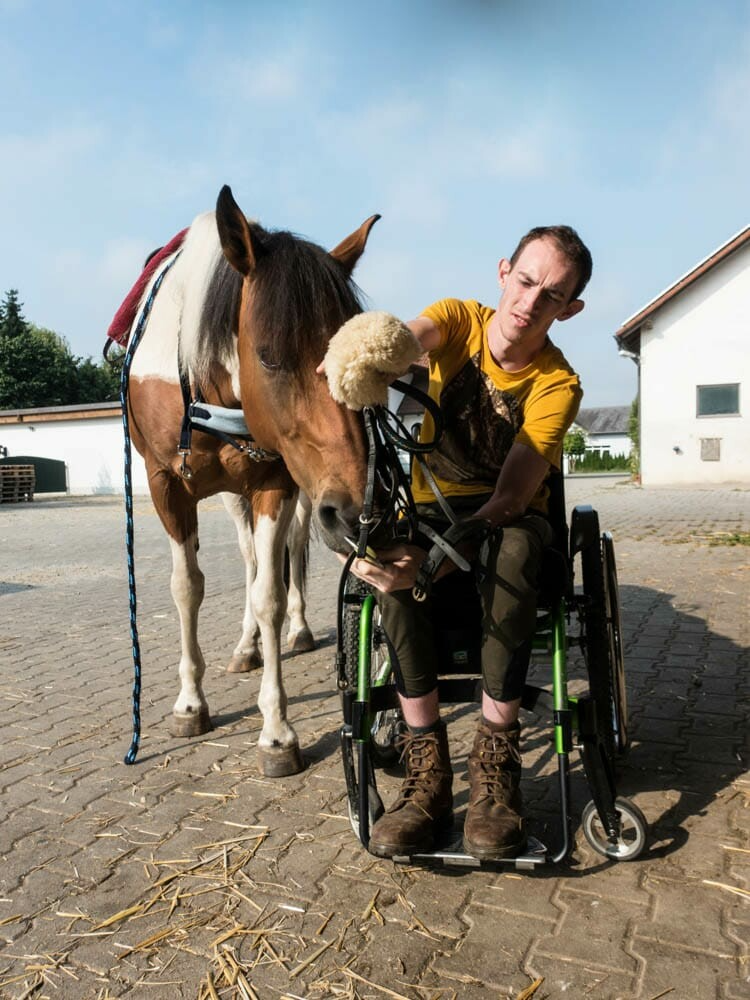 Reittherapie bei Querschnittslähmung