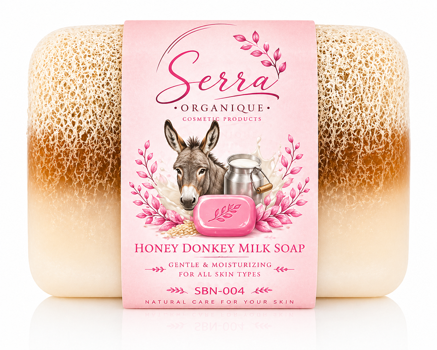 🥛 Honey Donkey Milk Soap – 120g