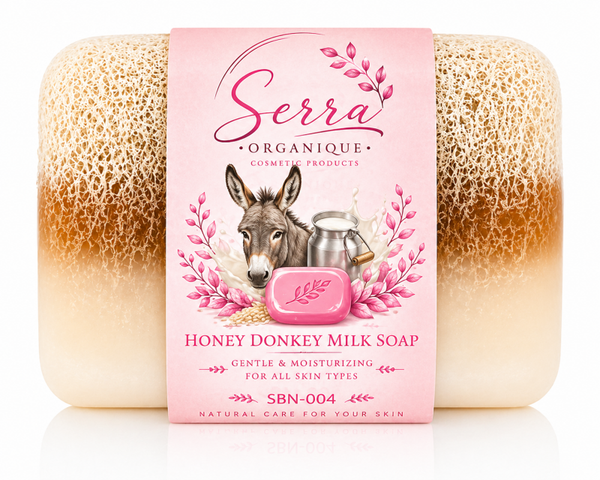 🥛 Honey Donkey Milk Soap – 120g