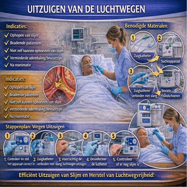 Uitzuigen van de luchtwegen