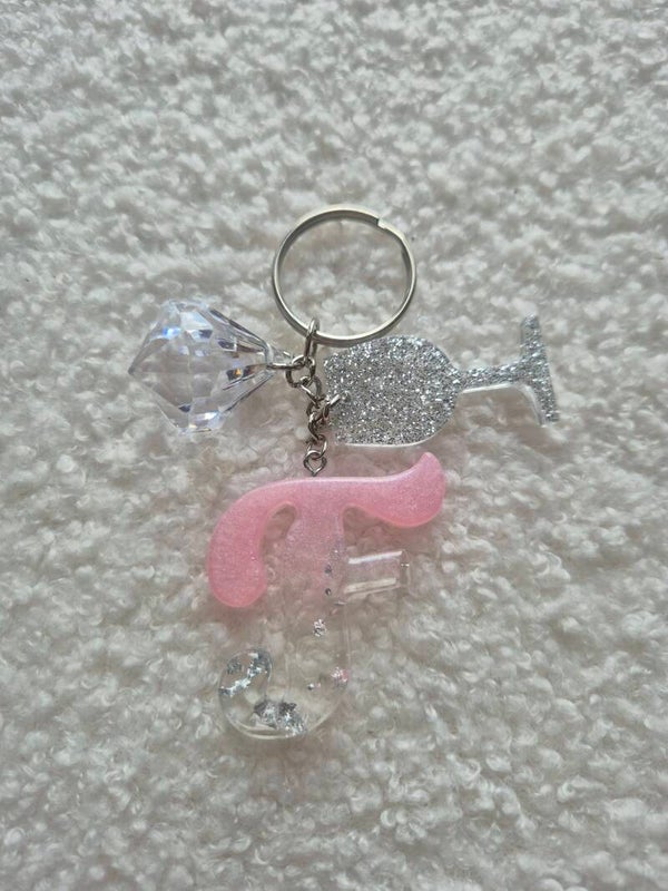 Sleutelhangers alfabet {F}