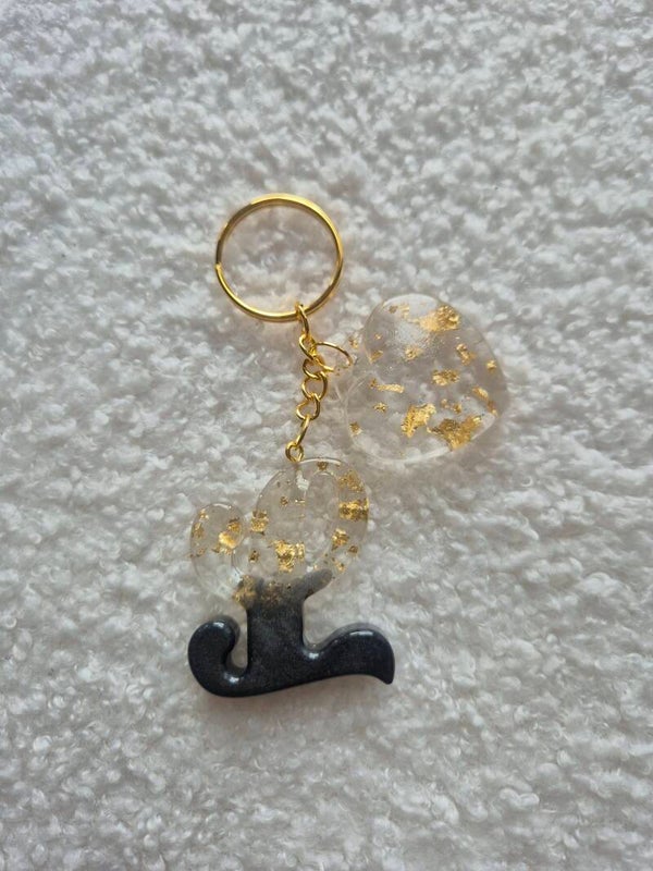 Sleutelhanger alfabet {L}