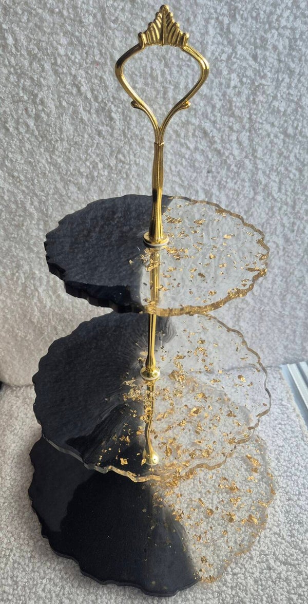 🖤 Zwart & goud etagère