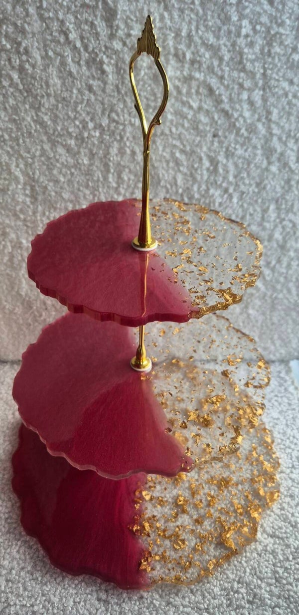 ❤️ Bordeau & goud etagère