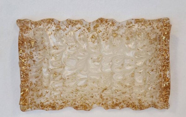 Pearl Luxe – Resin Serving Tray