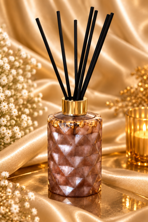 Taupe Elegance – Resin Diffuser Bottle