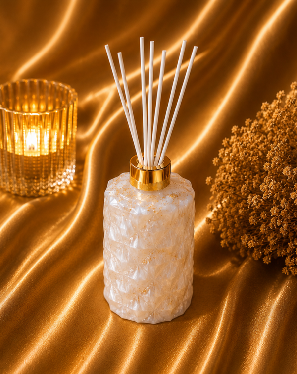 🤍 Pearl Luxe Reed Diffuser Holder