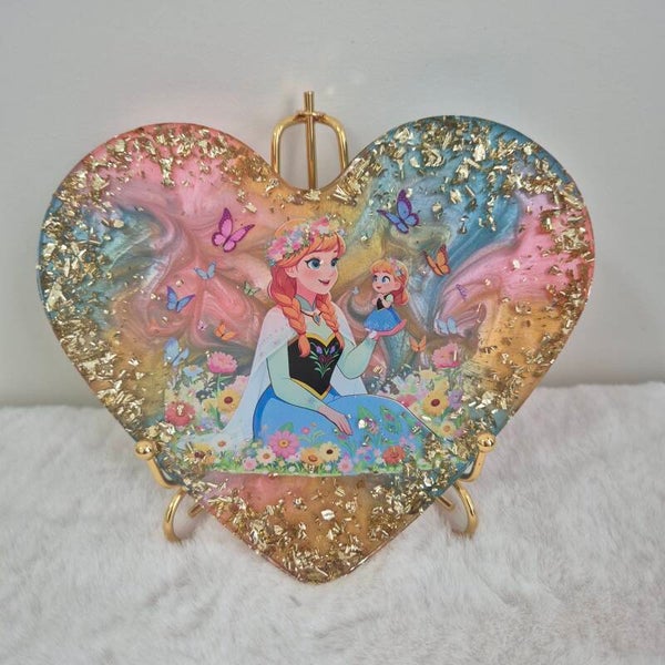 Golden Bloom Bond - Sparkle Heart