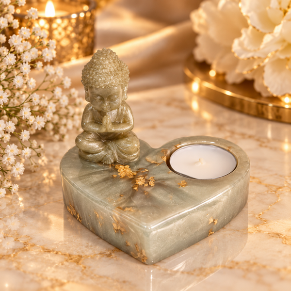 Buddha Heart – Moss Green Serenity.