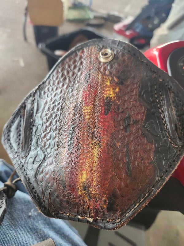 9mm leather pancake holster