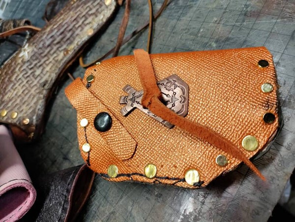 Hand made .380 semi auto gun holster