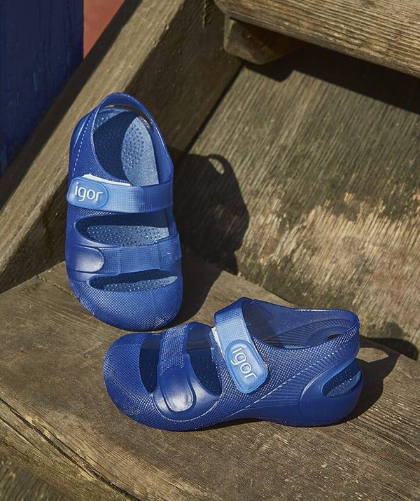 Sandalias verano azules