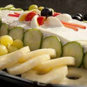 Rundvleessalade met fruit