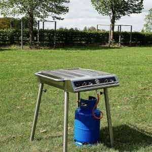 Gebruik gasbarbecue