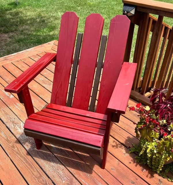 Red Wooden Chair