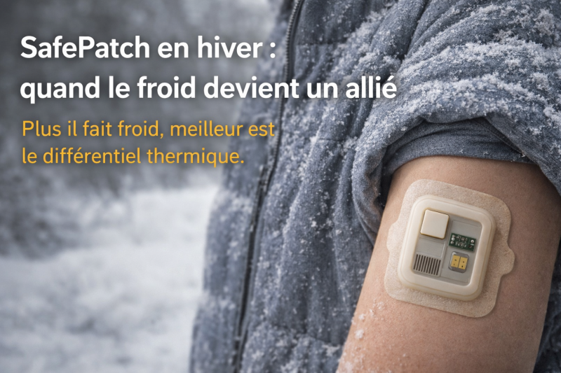 SafePatch en hiver : quand le froid devient un allié