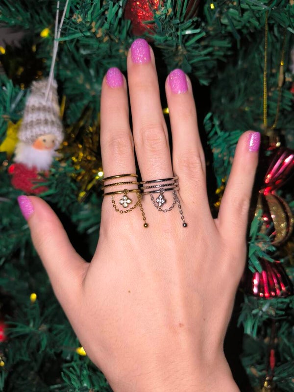 Bague Pauline - Acier inoxydable - Ajustable