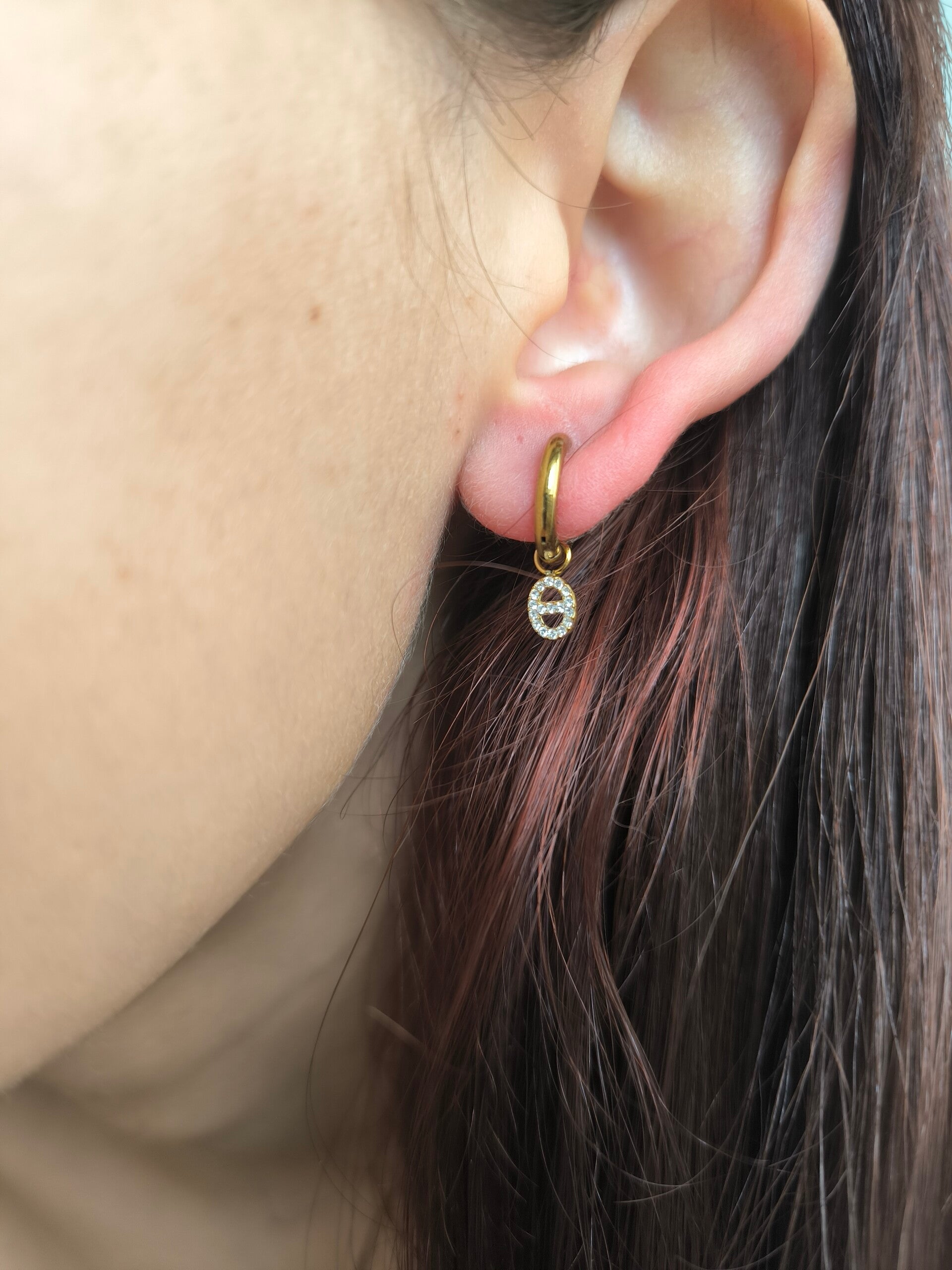 Boucles d'oreilles Héloïse - Acier inoxydable