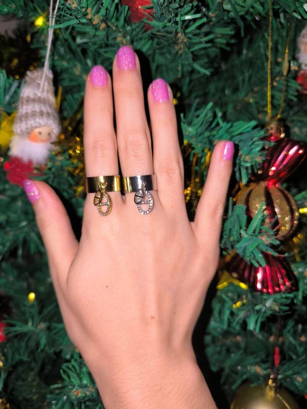 Bague Sophie - Acier inoxydable - Ajustable