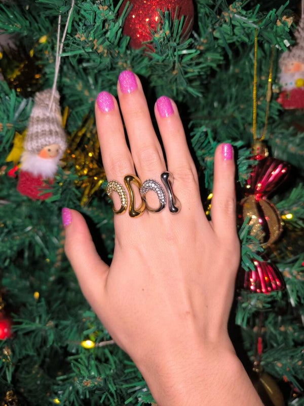 Bague Estelle - Acier inoxydable - Ajustable