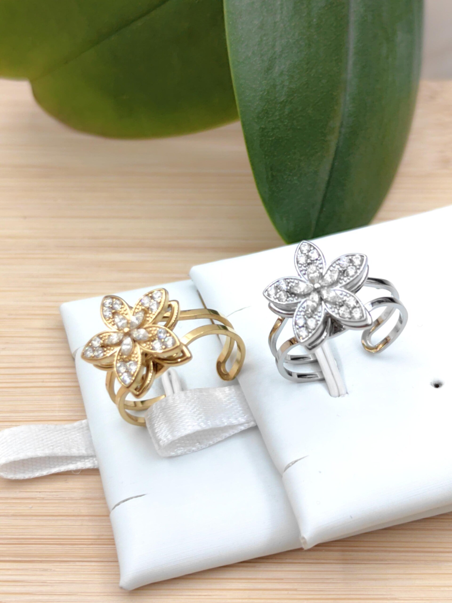 Bague Anti stress - Acier inoxydable - Ajustable