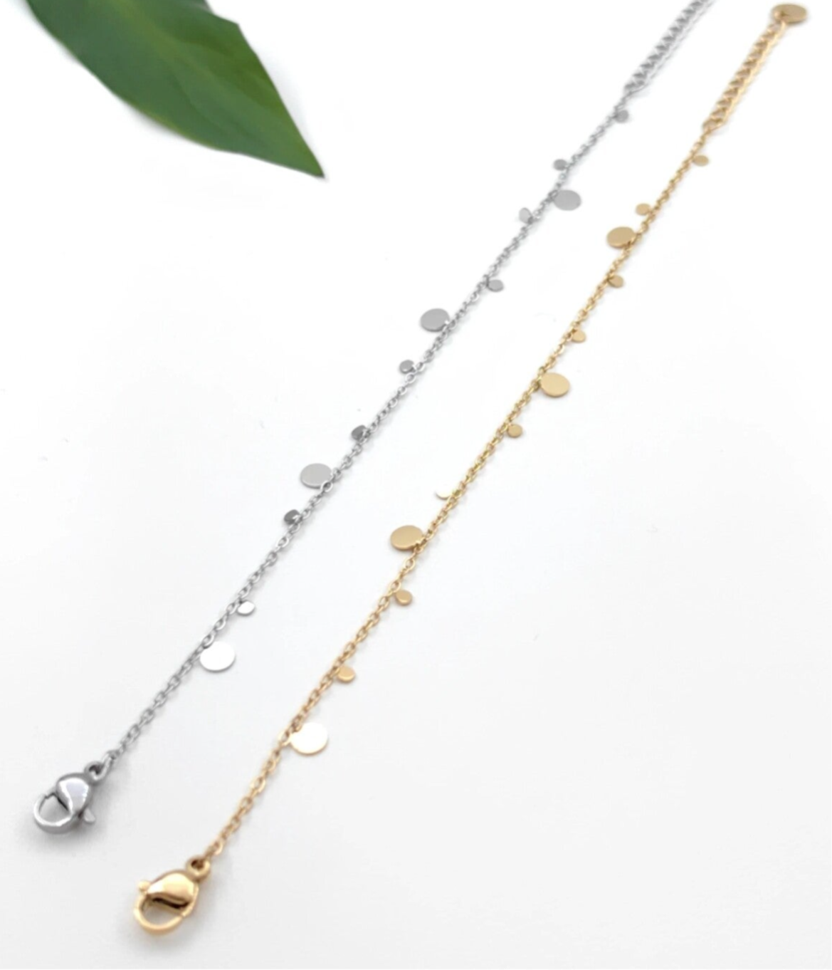 Bracelet Jade - Acier inoxydable - Ajustable