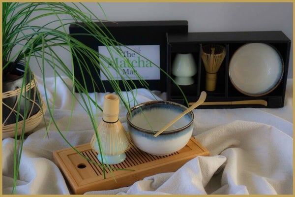 Japanse Matcha Set Luxe lichtblauw