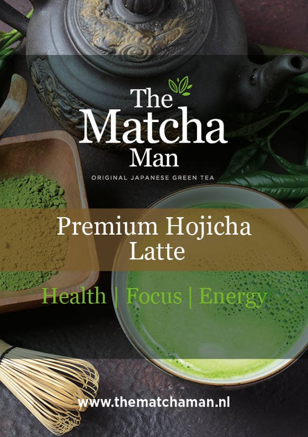 Premium Hojicha Latte uit Uji, Japan