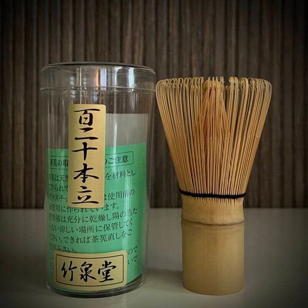 Japanse Bamboe Matcha Klopper 120 (whisk / chasen)
