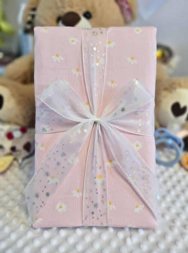 Pink Daisy Baby Blanket