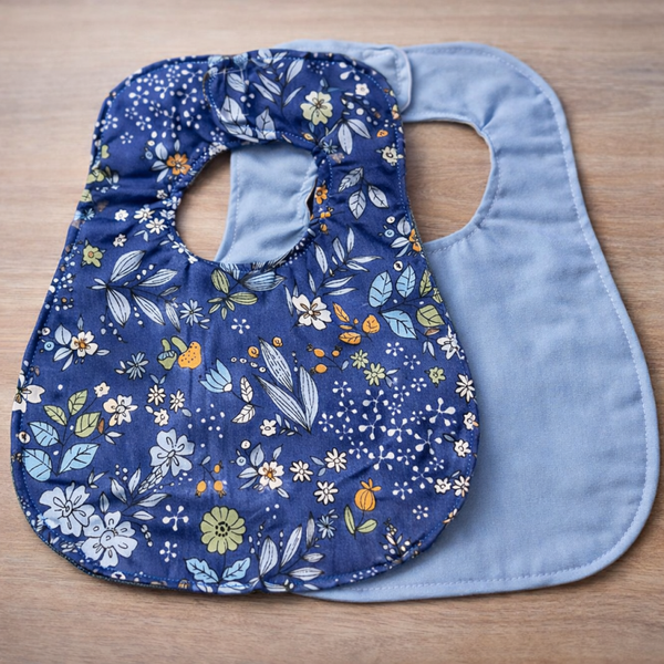 Blue Leaf Bib