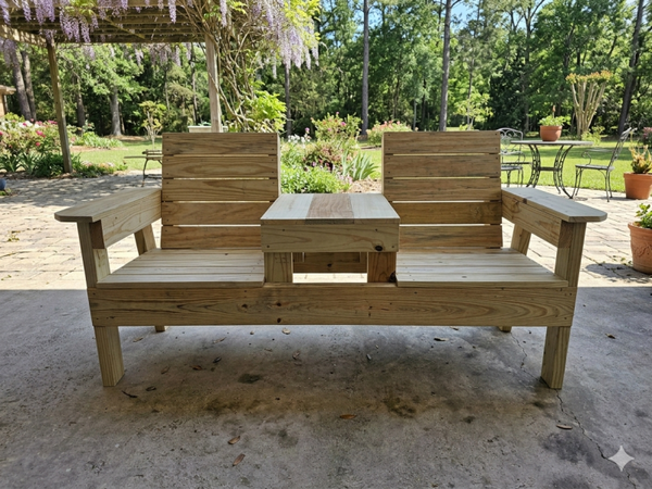 Double Seated Bench