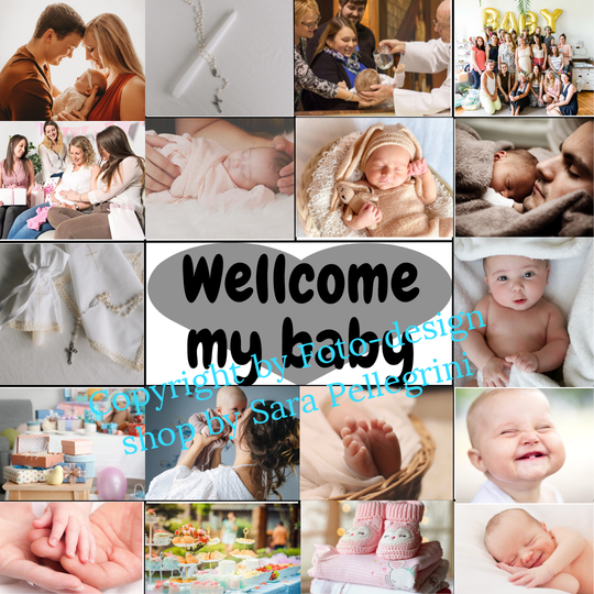 Beispiel: Baby-Photocollage