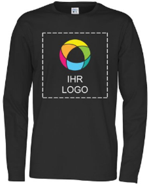 Tshirt-Winter Look lang für beste Freunde (Herren)