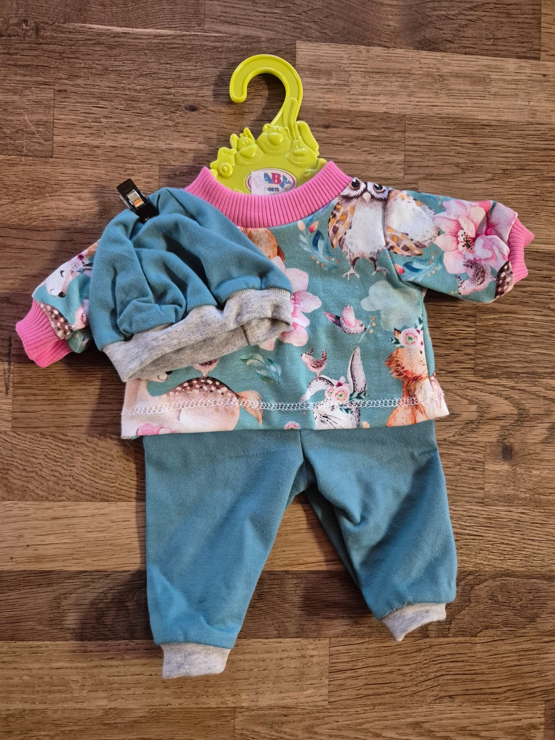 Kleiderset Waldtiere