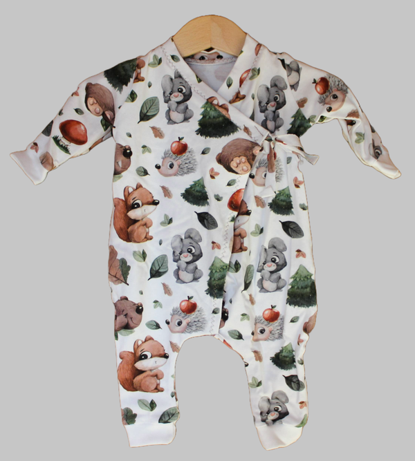 Wickelstrampler Waldtiere