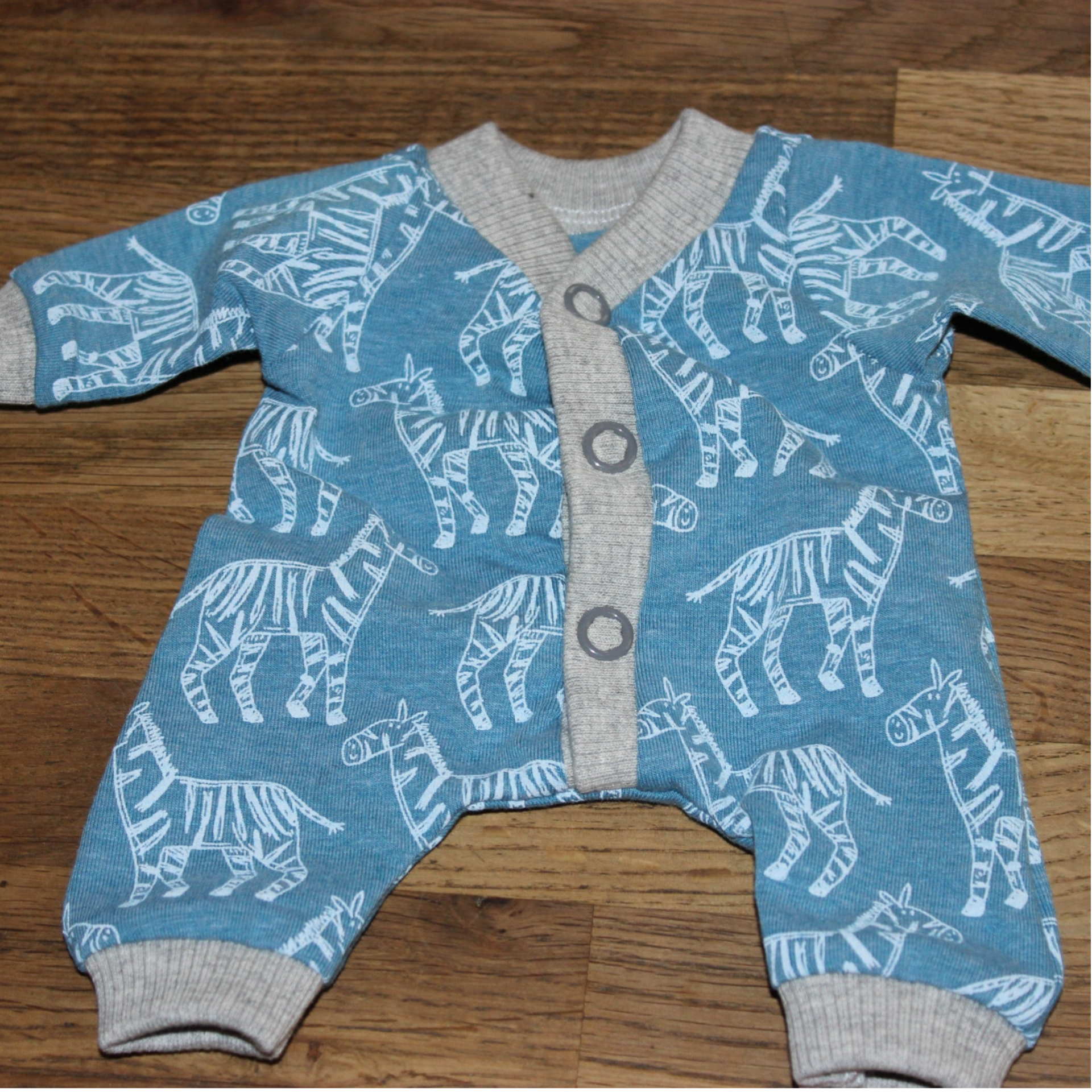 Puppenstrampler Zebra