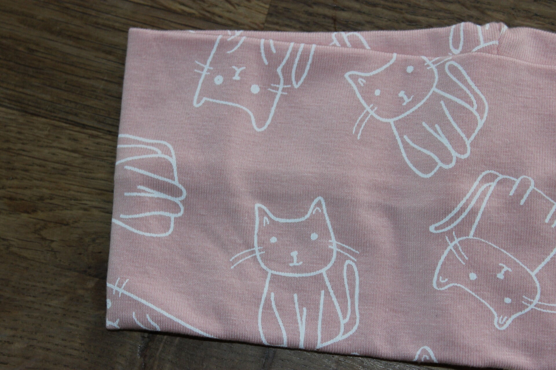 Stirnband Katze rosa