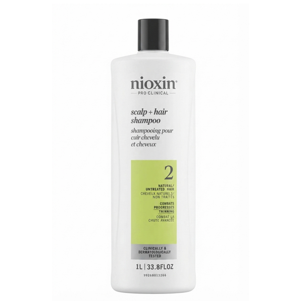 SHAMPOO LIMPIADOR UNISEX NIOXIN SYSTEM 2, 1 LITRO