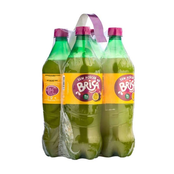 Brisa Maracuja ohne Zucker 4 Flaschen a 1 Liter