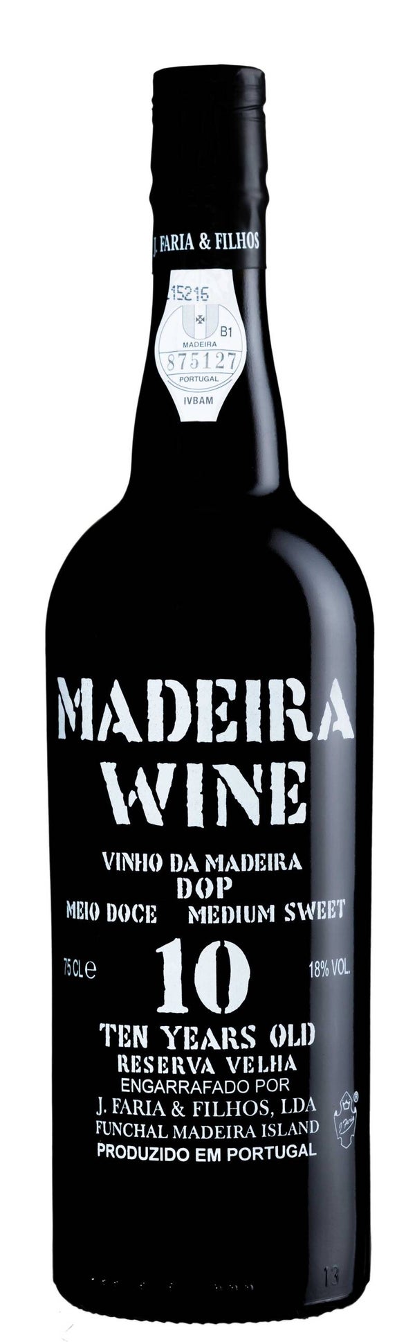 Madeira Wein 10 Jahre mittel süss DOP