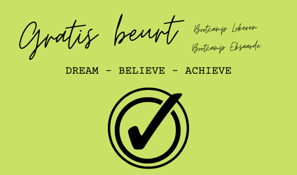 Gratis beurt Bootcamp (enkel 1e keer)