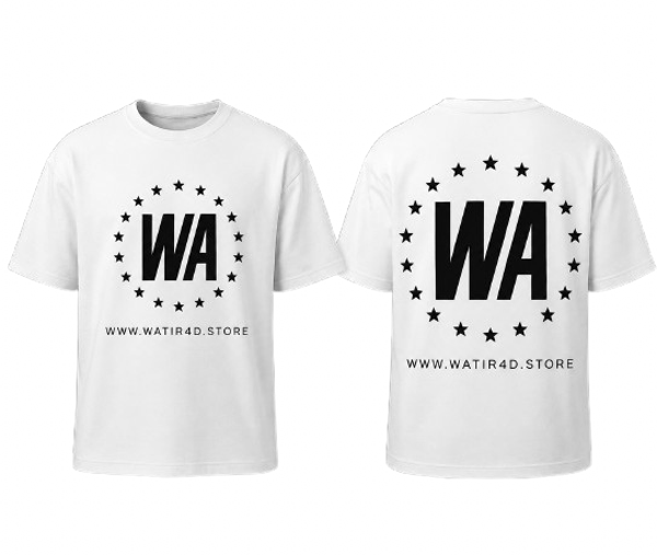 T-shirt blanc www.watir4d.store WA