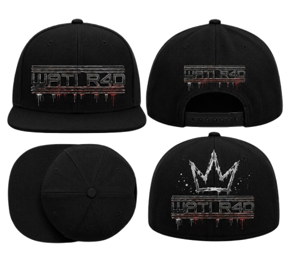 Casquette noire wati R4D