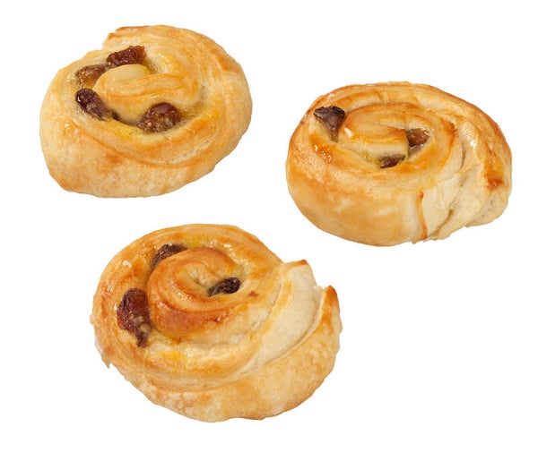 Mini Butter Rosinenschnecken